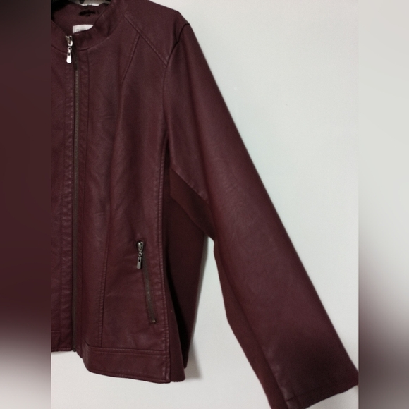 Avenue Faux Leather Jacket / Size 2X - Picture 8 of 10